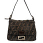 Vintage Fendi Mama Zucca Canvas Baguette