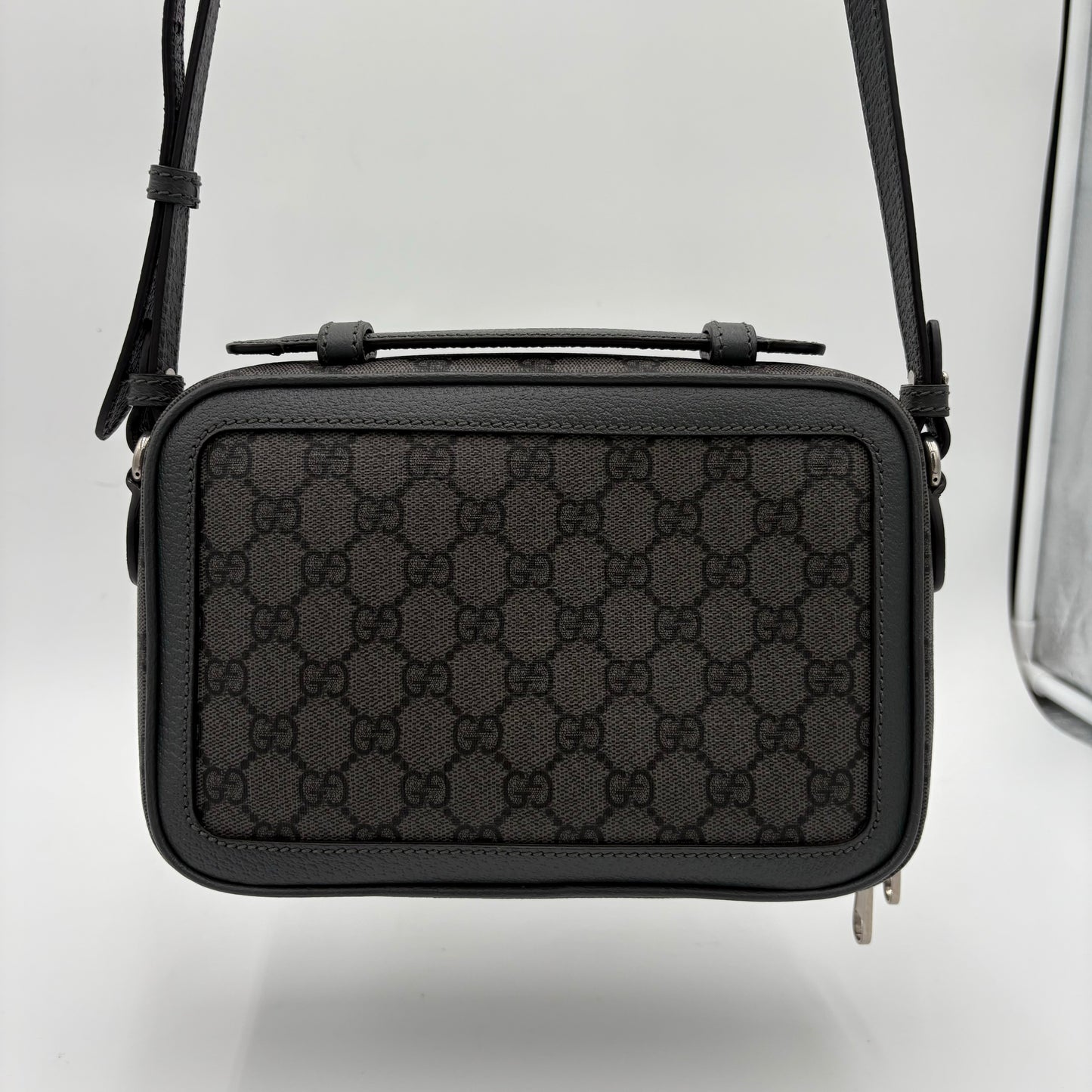 Gucci Ophidia Gray Black Supreme Crossbody bag