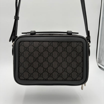 Gucci Ophidia Gray Black Supreme Crossbody bag