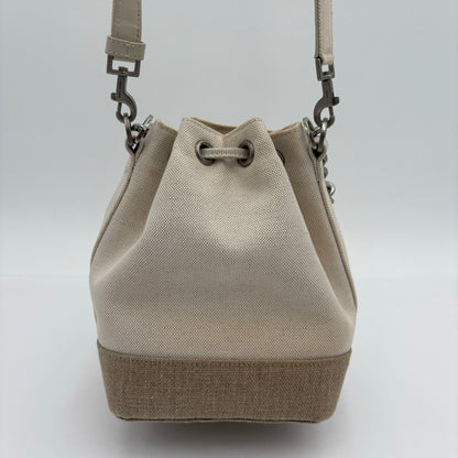 2022 Saint Laurent Canvas Mini Bucket