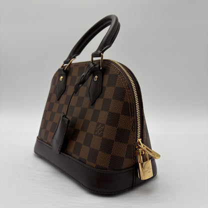 Chipped Louis Vuitton Alma BB Damier Ebene