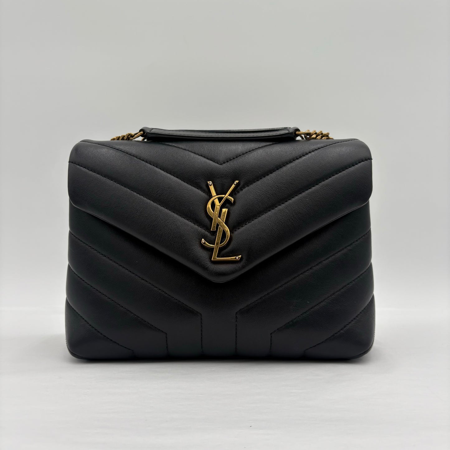 Saint Laurent Loulou Small Shoulder Bag Black