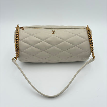 Saint Laurent Sade Tube Quilted Leather Bag