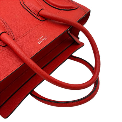 Celine Mini Luggage Bag Orange