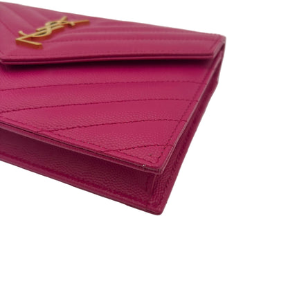 Saint Laurent YSL Cassandre Envelope Chain Wallet
