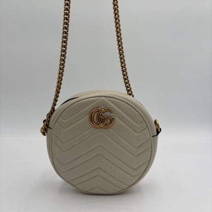 Gucci GG Marmont Round Crossbody Bag