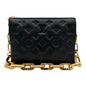 Louis Vuitton  Lambskin Embossed Monogram Coussin BB Black