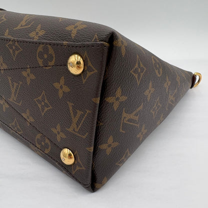 2020 Louis Vuitton V Tote Monogram/Leather 2 Way Tote