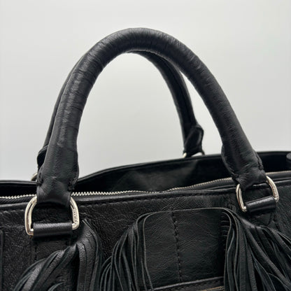 Prada Fringe Top Handle Bag