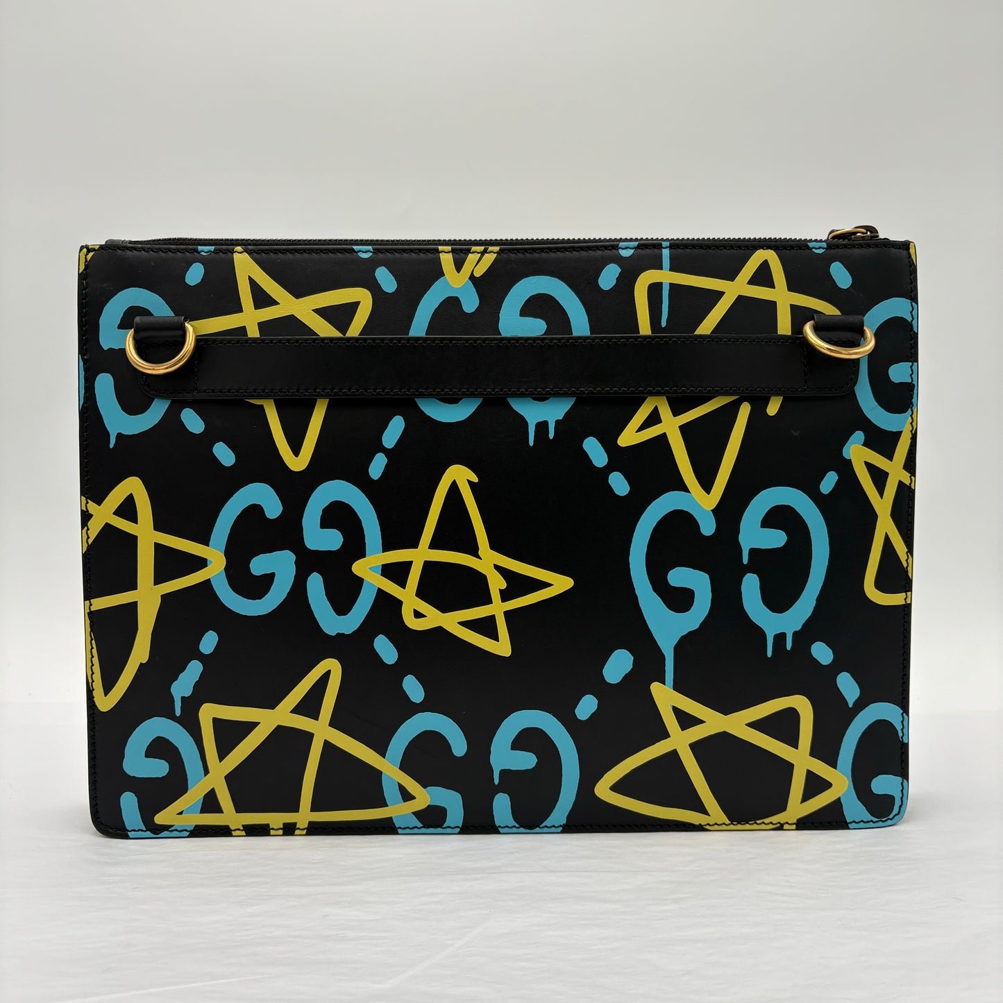 Gucci GG Ghost Pouch Graffiti