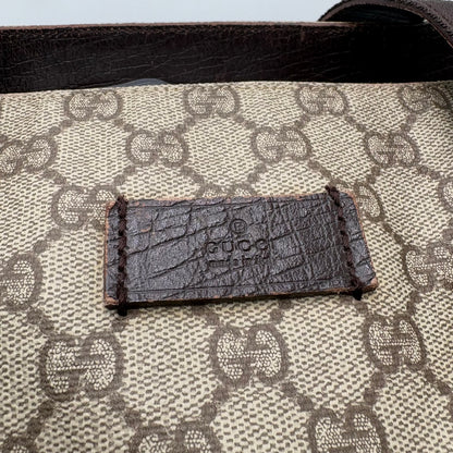 Gucci Double Pocket Canvas Tote