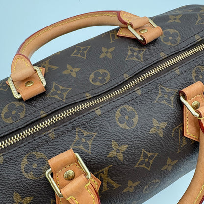 Near Mint Chipped Louis Vuitton Speedy Bag