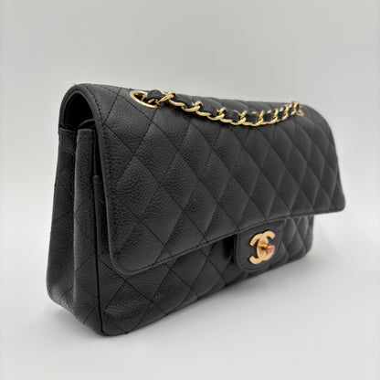 Pre 2008 Chanel Caviar Gold Hardware Double Flap