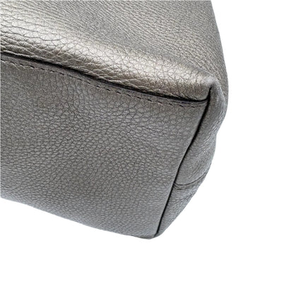 Gucci Soho Medium Leather Tote-Pewter