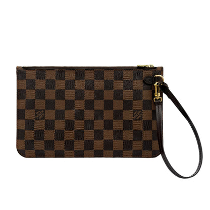 Louis Vuitton Wristlet Clutch-Damier Ebene