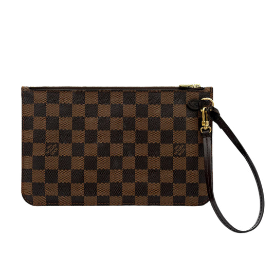 Louis Vuitton Wristlet Clutch-Damier Ebene