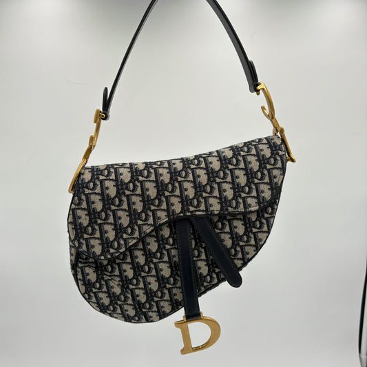 2024 Christian Dior Saddle Bag Oblique Jacquard