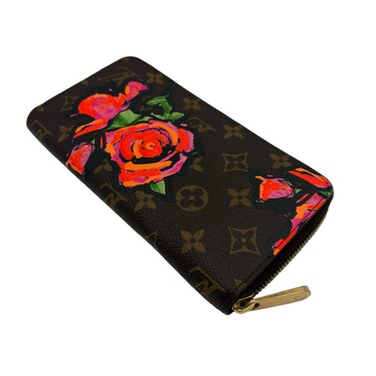 MINT Louis Vuitton Limited Edition Stephen Sprouse Roses Zippy Wallet