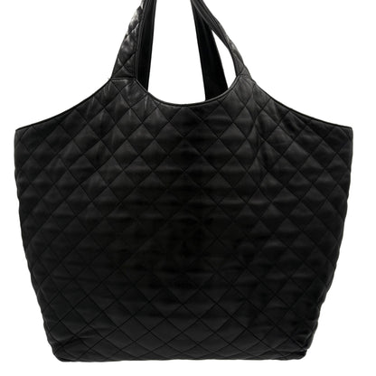 YSL Saint Laurent Quilted Icare Shopping Tote