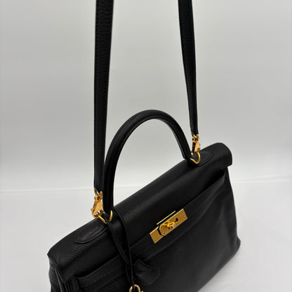 2001 Hermès Retourne Kelly Taurillon Clemence Leather