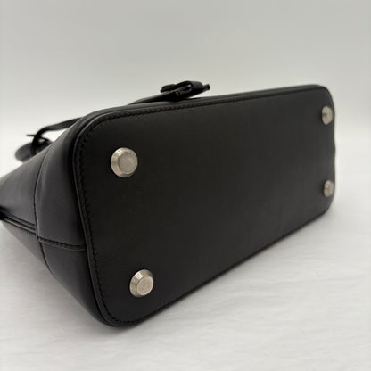Balenciaga Calfskin Leather Ville Satchel Bag
