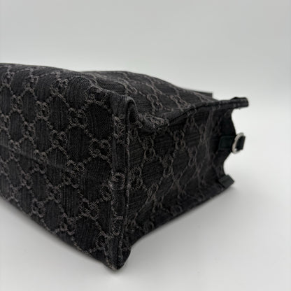 Gucci Ophidia GG Medium Denim Tote