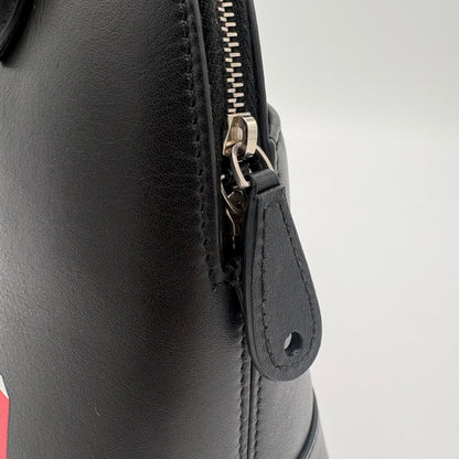 Balenciaga Calfskin Leather Ville Satchel Bag