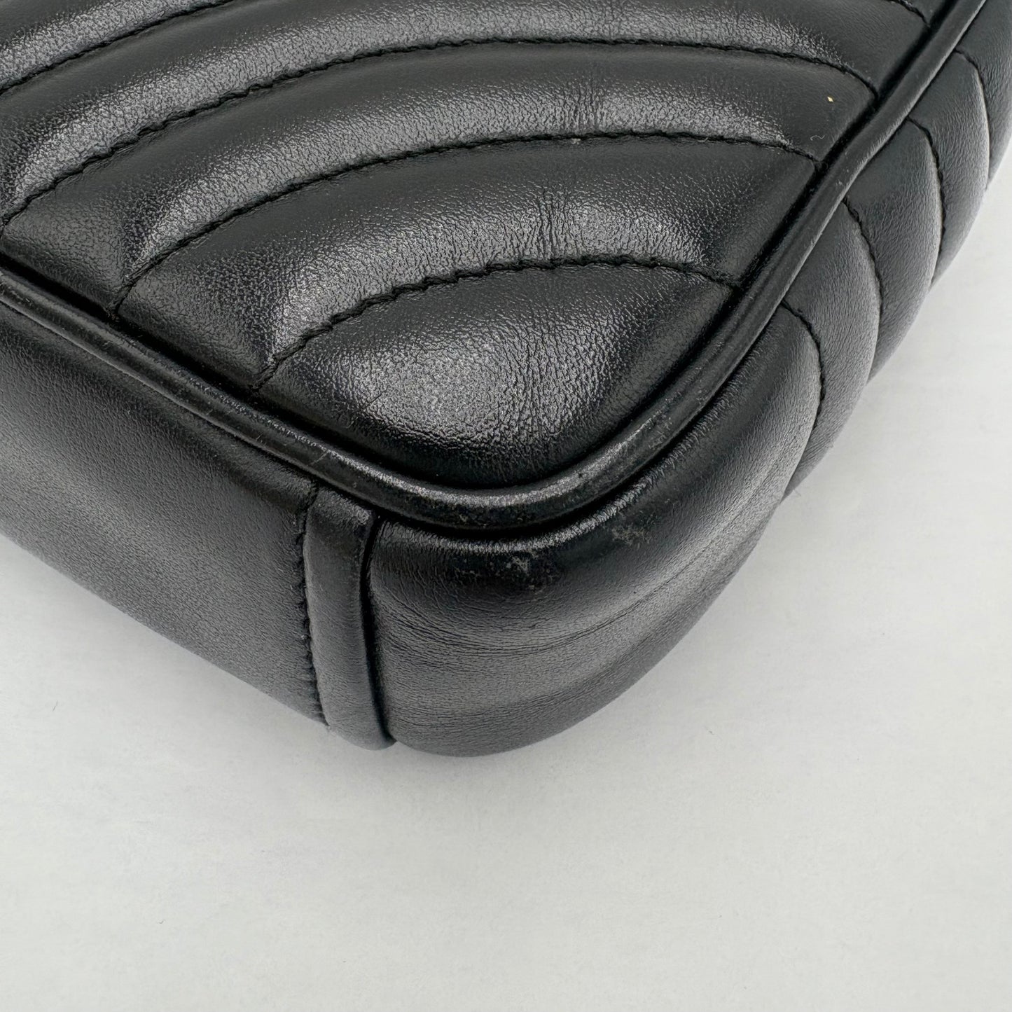Prada Diagramme Quilted Leather Flap Bag