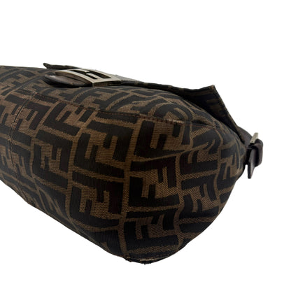 Vintage Fendi Mama Zucca Canvas Baguette