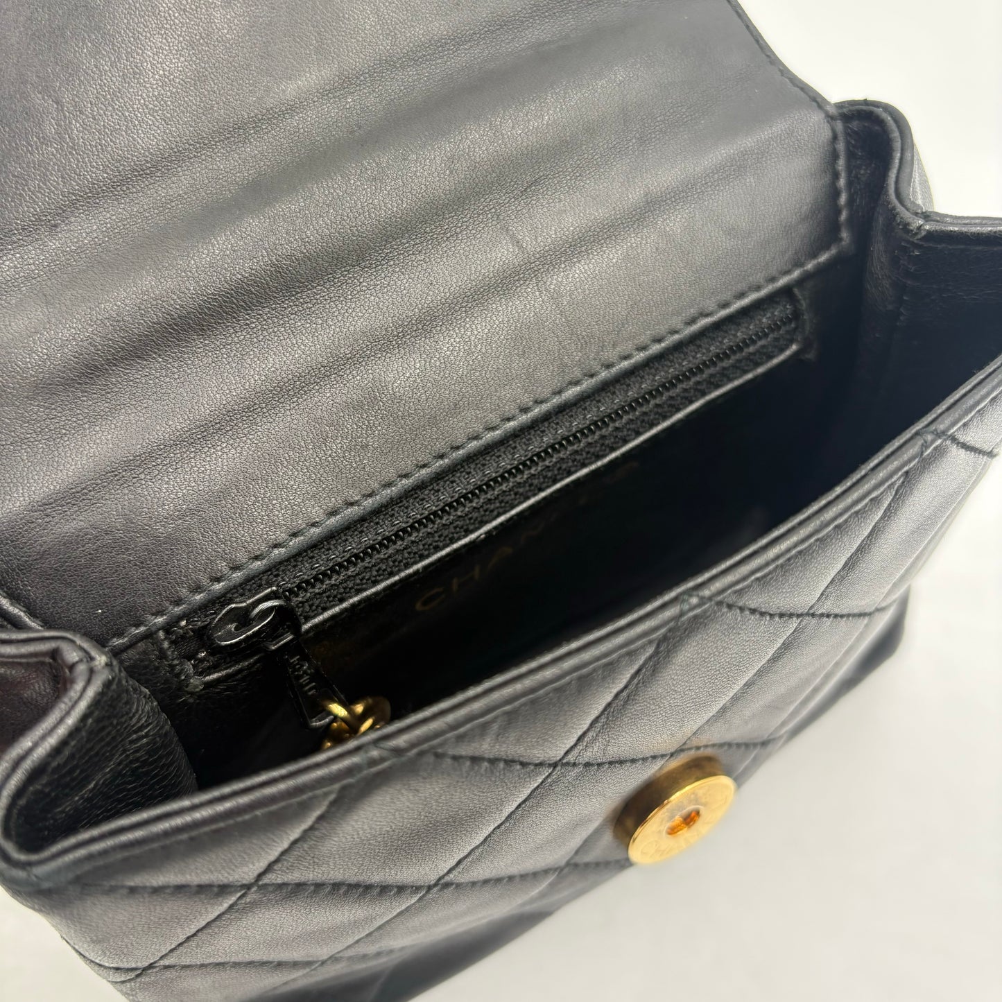 2000-02 Chanel Mini Camellia Flap Bag AS IS