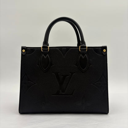 Chipped Louis Vuitton ONTheGo PM Giant Monogram