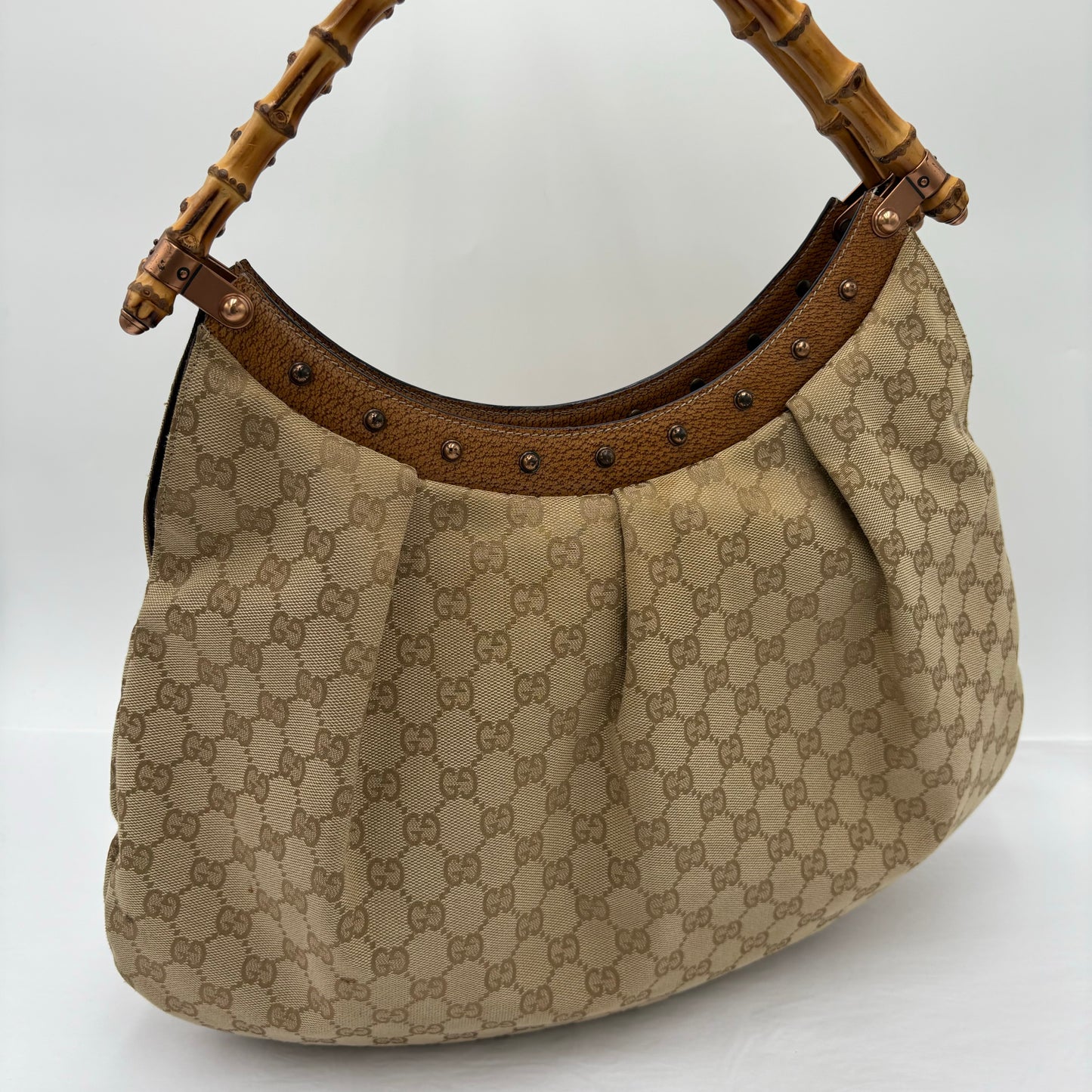 2004/05 Gucci Studded Bamboo Top Handle Hobo