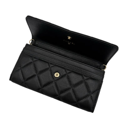 2020 3 Way Chanel Ribbon Long WOC Clutch Belt Bag