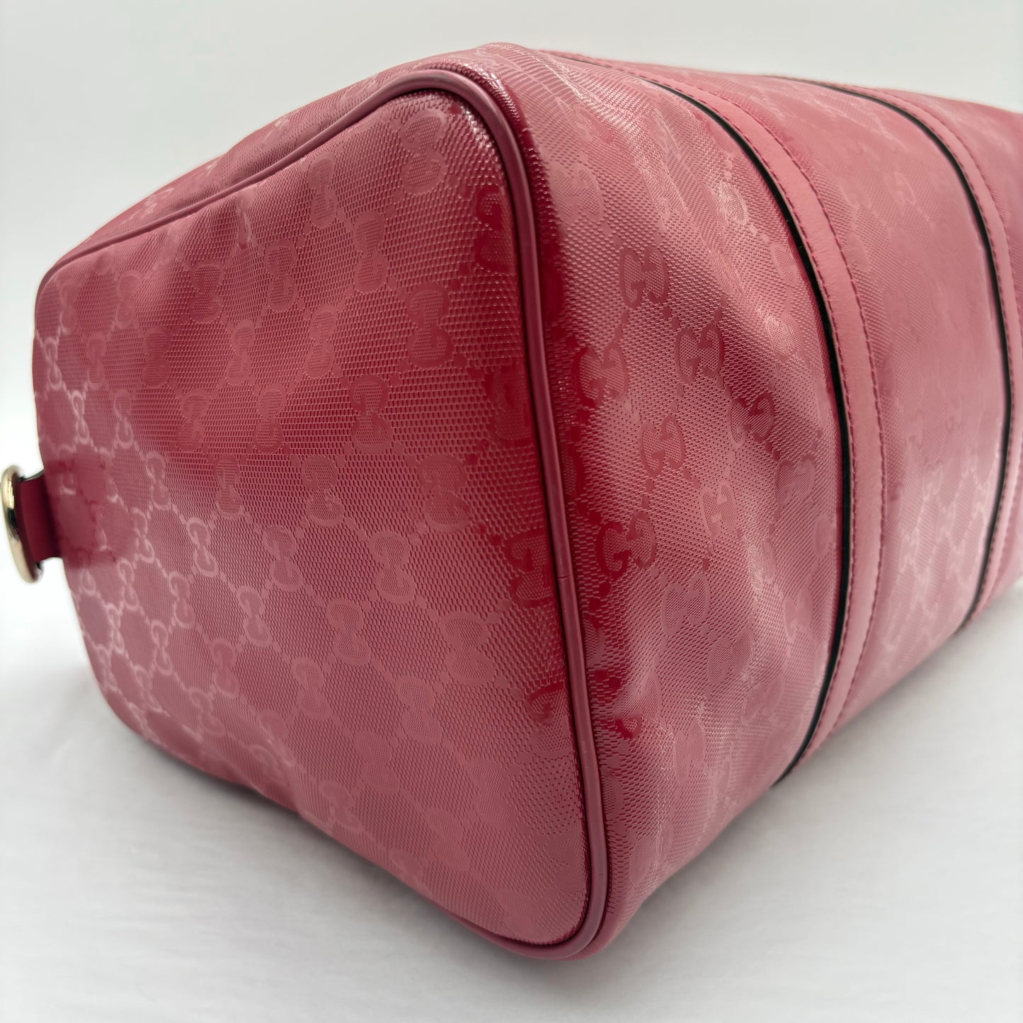 Gucci Joy Boston Bag GG Coated Canvas