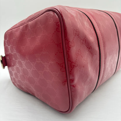 Gucci Joy Boston Bag GG Coated Canvas