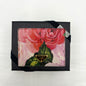 NIB Prada Floral Saffiano Leather Cardholder