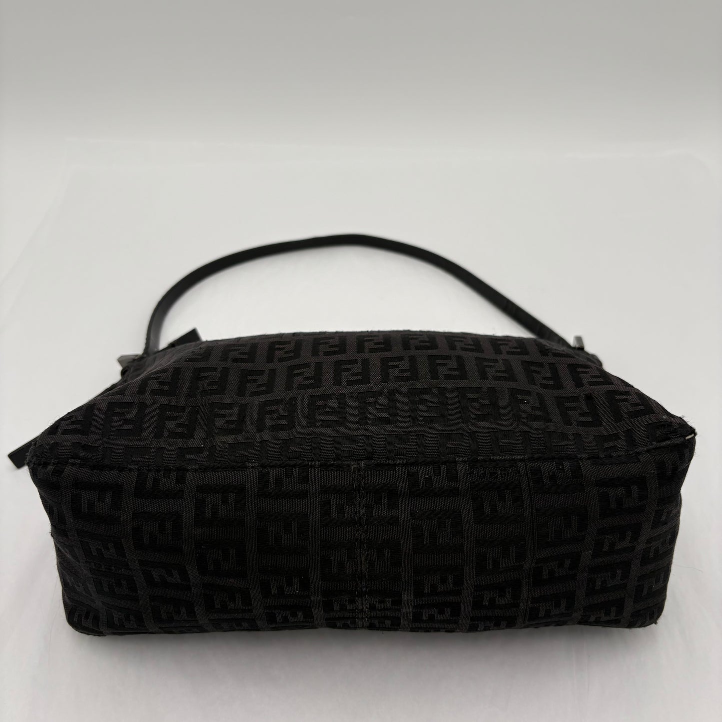 Fendi Zucchino Zipper Shoulder Bag