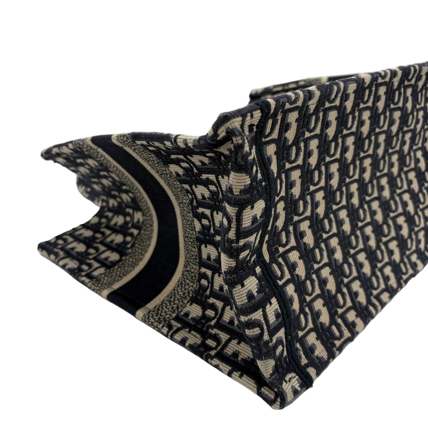 Christian Dior Book Tote Oblique Embroidery