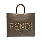 Fendi Python Trimmed Sunshine Tote