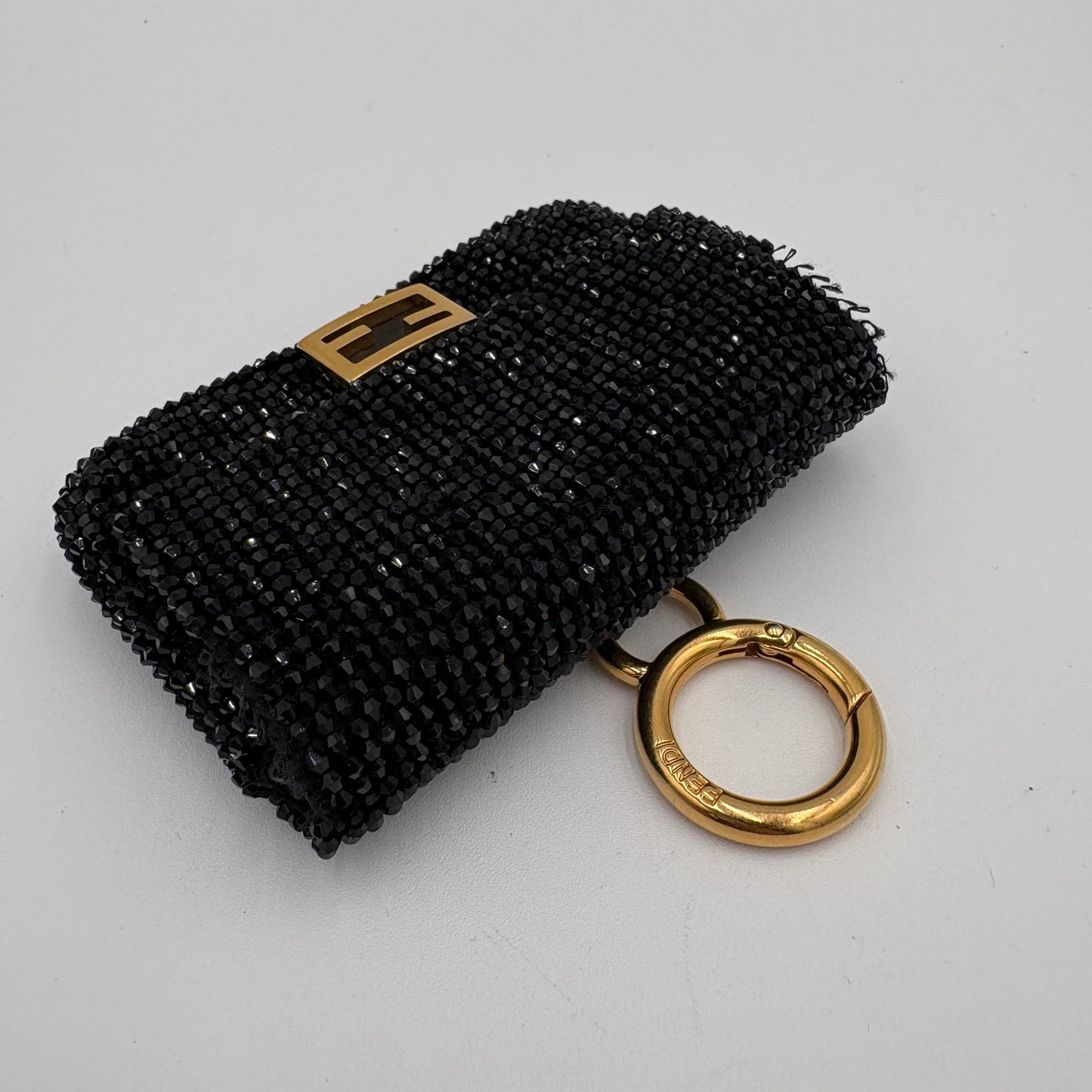 Fendi Nano Beaded Baguette Charm/Mini Bag