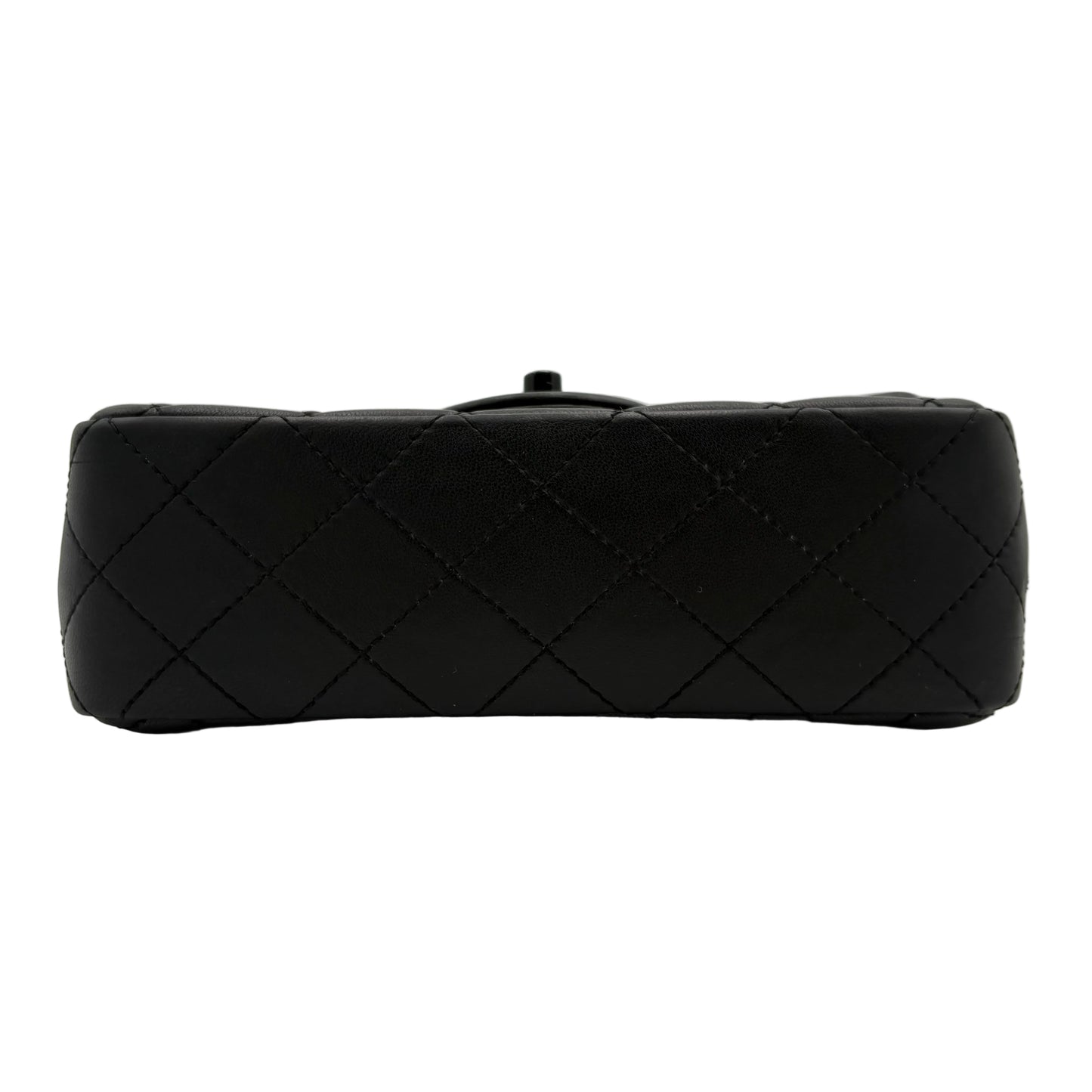 Chipped Chanel Top Handle Mini Flap Bag