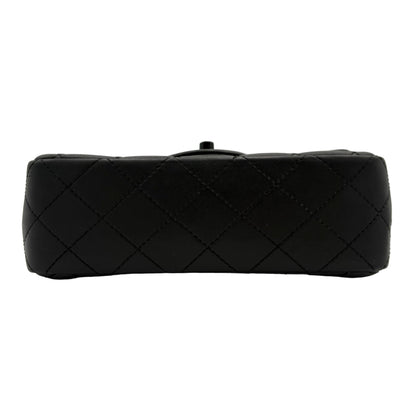 Chipped Chanel Top Handle Mini Flap Bag