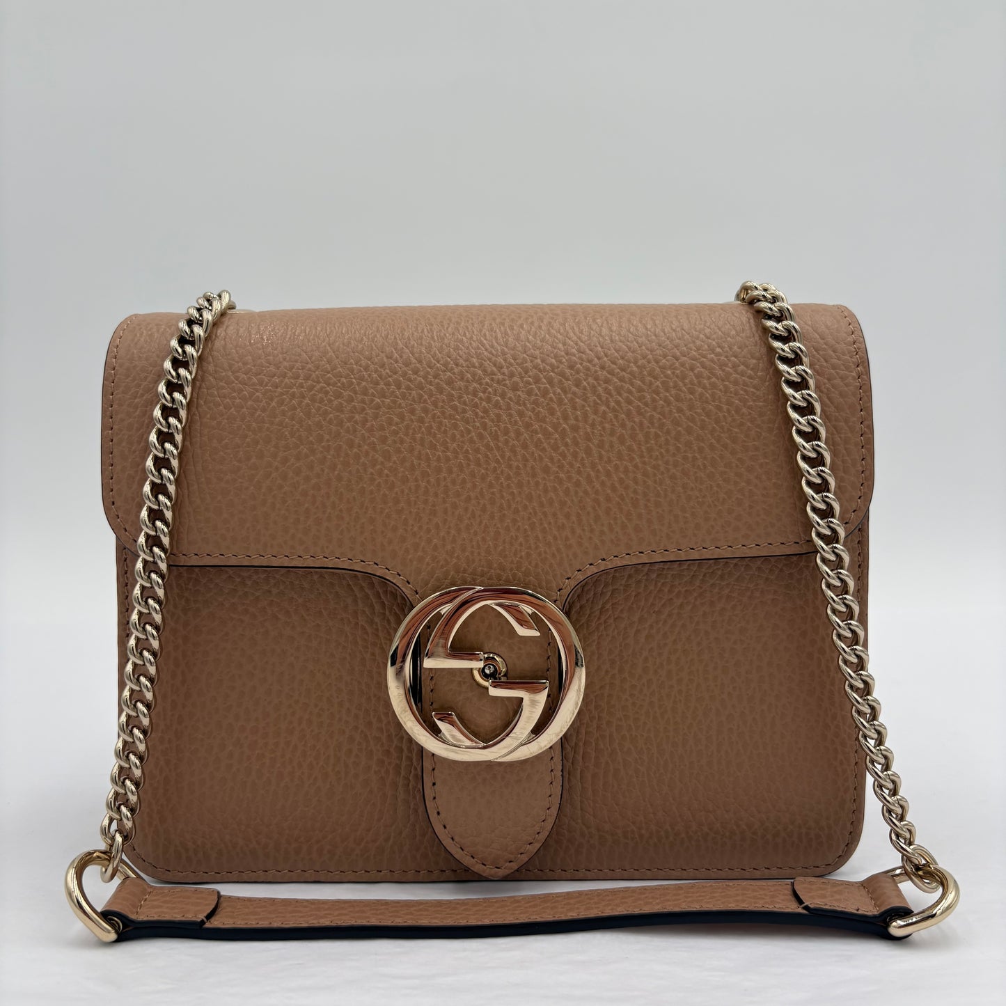 Gucci Dollar Calfskin Interlocking GG Crossbody
