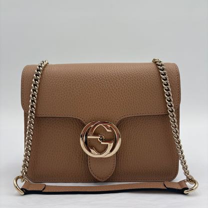 Gucci Dollar Calfskin Interlocking GG Crossbody