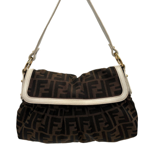 Vintage Fendi Zucca Small Chef Flap Bag