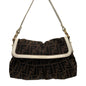 Vintage Fendi Zucca Small Chef Flap Bag