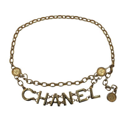 1993 Chanel Letter Logo Belt