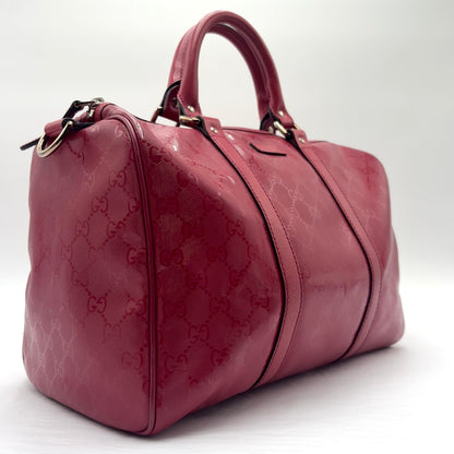 Gucci Joy Boston Bag GG Coated Canvas