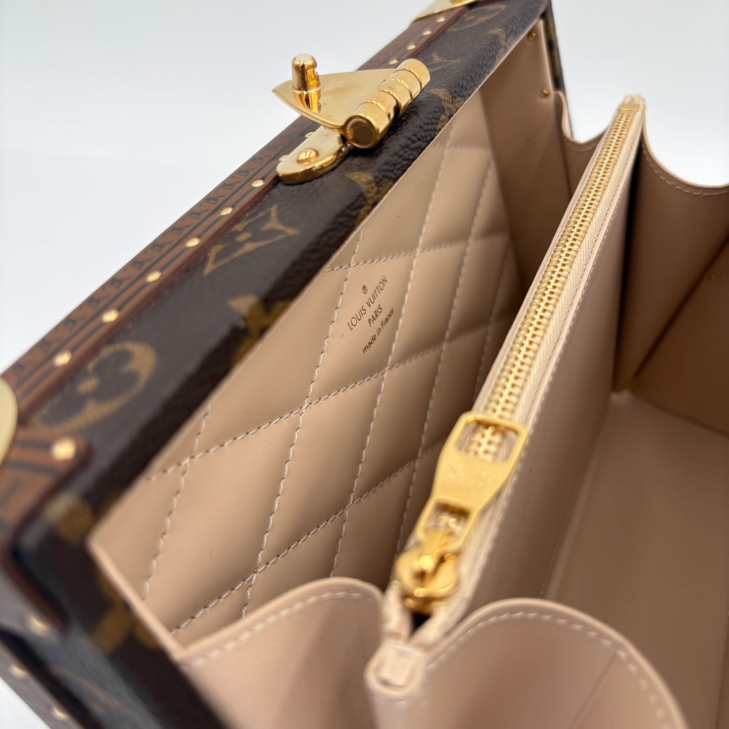 Louis Vuitton Petite Valise Monogram Trunk Purse