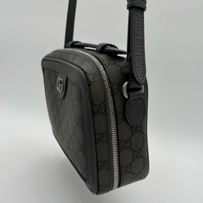 Gucci Ophidia Gray Black Supreme Crossbody bag